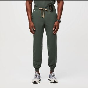 Figs Men's Tansen Jogger Scrub Pants Dark Moss Large